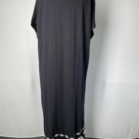 Johnny Was Floral Embroidered Knit T-Shirt Midi Dress – Size L - Picture 7 of 10